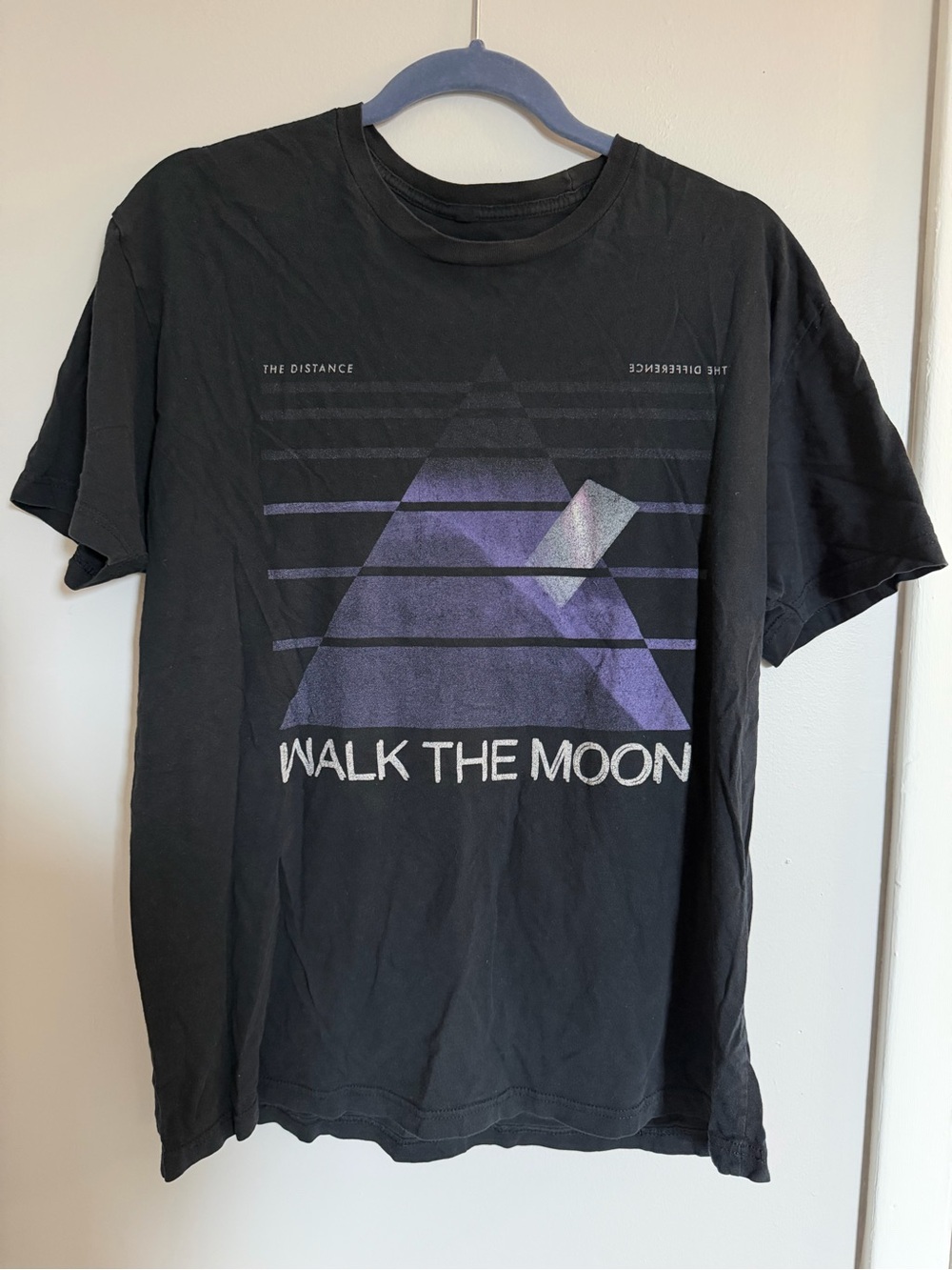 Black Graphic Band Tee - The Distance